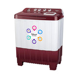 Takai 9.5 Kg Semi-Automatic Washing Machine | Full Fibre Top, Magic Filter, Collar Scrubber | Powerful 135W Motor, Single Inlet-TKI-WM-951