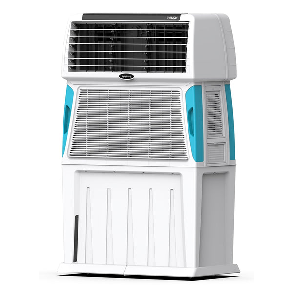 Symphony Touch 110 Personal Air Cooler For Home with 3-Side Cooling Pads, Powerful Blower, i-Pure Technology, Digital Touchscreen  (110L, White)