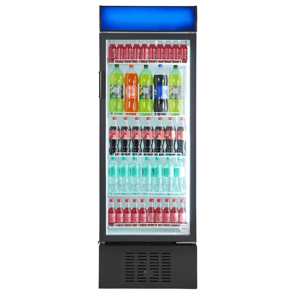 Voltas 450L  Commercial Freezer/Cooler (VC GT 450 SD P METALLIC EGRY, 5410829, Low E Glass, Anti-Corrosive Body)