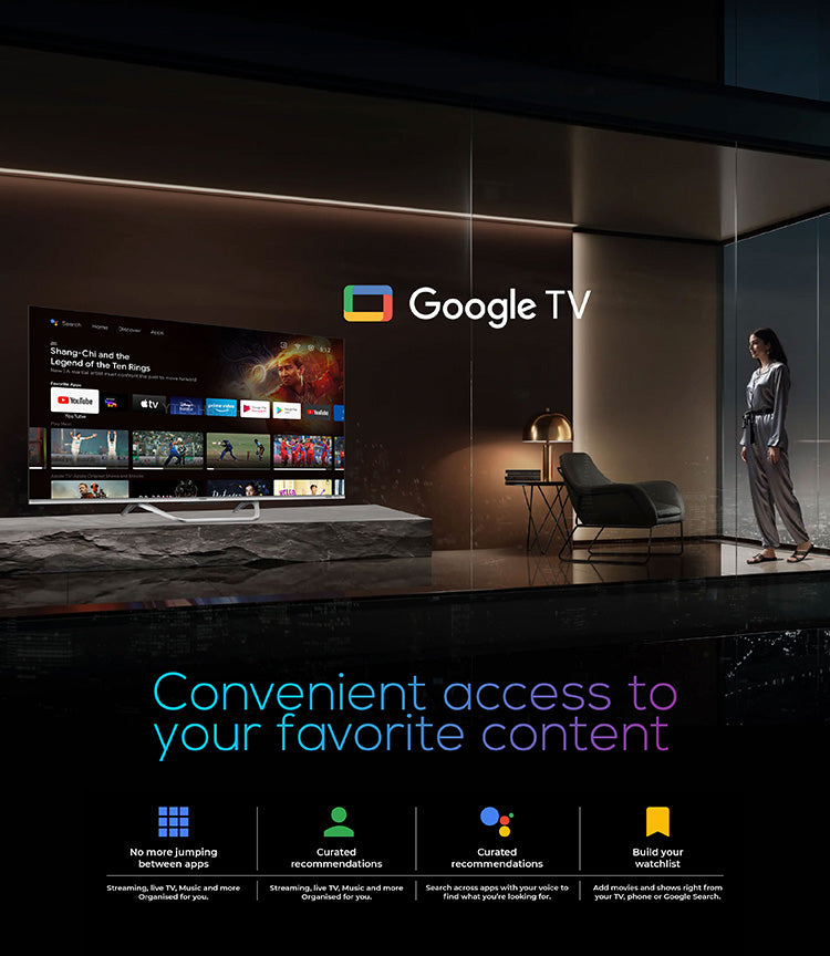 Haier (81.28 cm) 32 Inch HD Ready | Google TV OS with Built-in Chromecast | 20W 2.0 Channel Speakers with Dolby Audio | HDR 10 Support | Google Assistant Voice Control | 3 HDMI and 2 USB Ports for Seamless Connectivity | 60 Hz Refresh Rate-H32K82GX