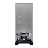 Haier 190L 5-Star Inverter Direct Cool Single Door Refrigerator with Flower Finish Door, Toughened Glass Shelves, and External Handle-(Marine Ivy, HRD-2105PMIA-P)