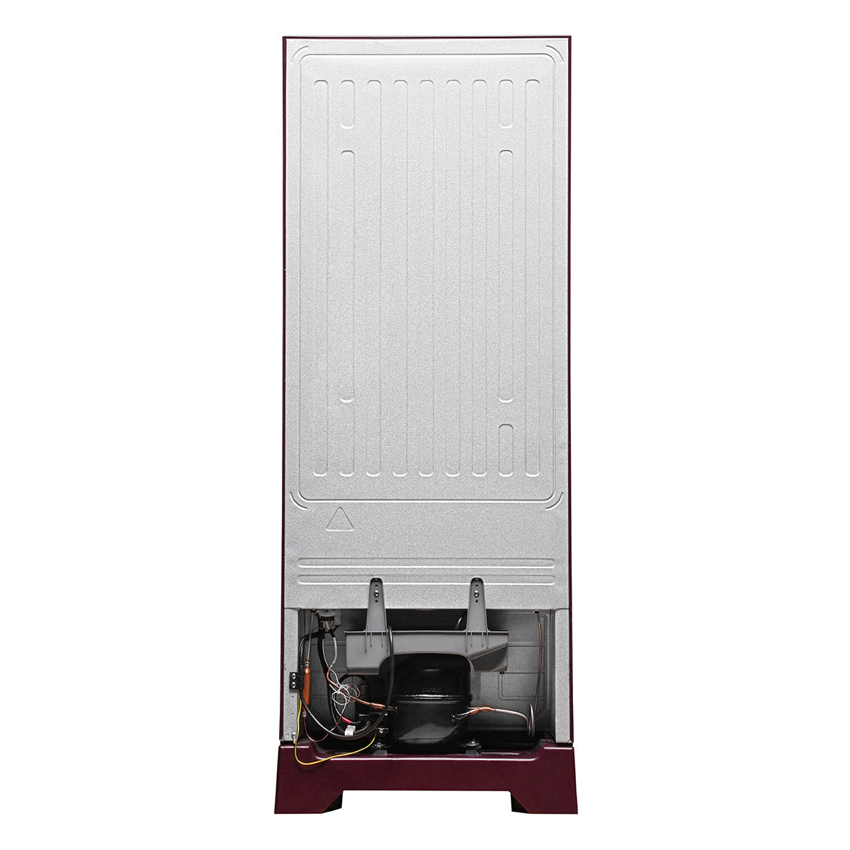 Haier 190L 5-Star Inverter Direct Cool Single Door Refrigerator with Flower Finish, Toughened Glass Shelves, and External Handle-(Red Blossom, HRD-2105PRBA-P)