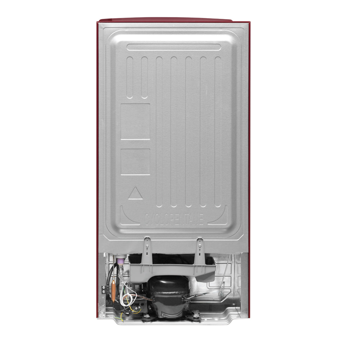 Haier 165L 1 Star Red Elegance Floral Finish Direct Cool Single Door Refrigerator HRD-1851SREA-P