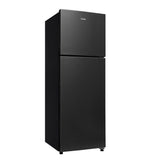 Haier 240L 1 Star Frost Free Double Door Refrigerator (GE Black, Inverter Compressor, Toughened Glass Shelves). HRF-2901EGBA-P