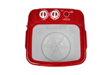 Onida Liliput 7kg Semi-Automatic Top Load Washer | Ideal for Large Families | Storm Pulsator Wash & HydroLogic Pulsator | Shock & Rust Proof Body | Red & White -W70W