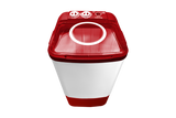 Onida Liliput 7kg Semi-Automatic Top Load Washer | Ideal for Large Families | Storm Pulsator Wash & HydroLogic Pulsator | Shock & Rust Proof Body | Red & White -W70W