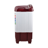 Takai 7.5 Kg Semi-Automatic Washing Machine | Full Fibre Top, Magic Filter, Collar Scrubber | Powerful 135W Motor, Single Inlet-(TKI-WM-750)