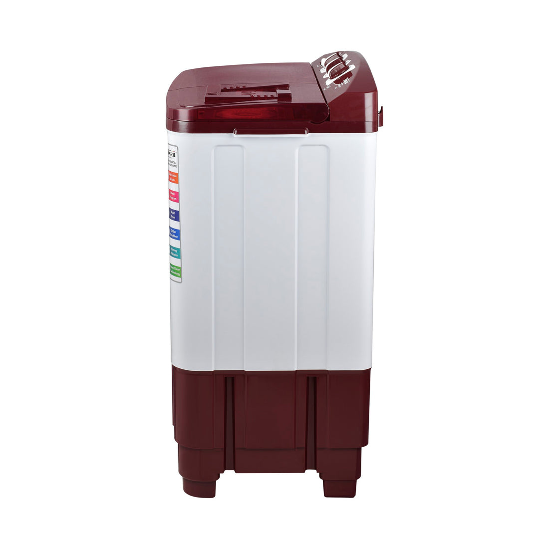 Takai 7.5 Kg Semi-Automatic Washing Machine | Full Fibre Top, Magic Filter, Collar Scrubber | Powerful 135W Motor, Single Inlet-(TKI-WM-750)