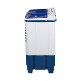 TAKAI 7.5 Kg Semi-Automatic Washing Machine with Half Glass Top, Magic Filter, Collar Scrubber, Air Dry, and No-Vibration Technology-TKI-WM-760G