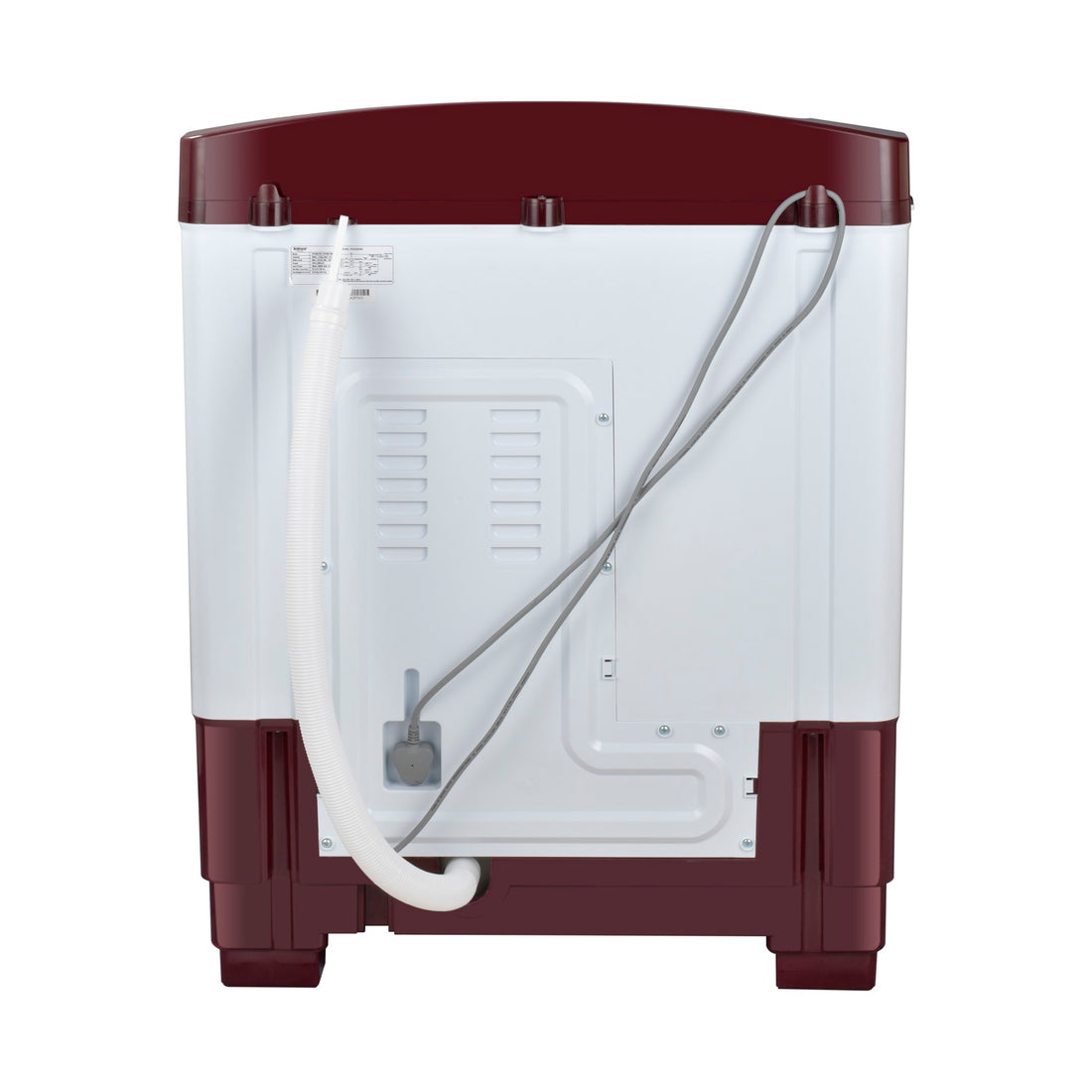 Takai 7.5 Kg Semi-Automatic Washing Machine | Full Fibre Top, Magic Filter, Collar Scrubber | Powerful 135W Motor, Single Inlet-(TKI-WM-750)