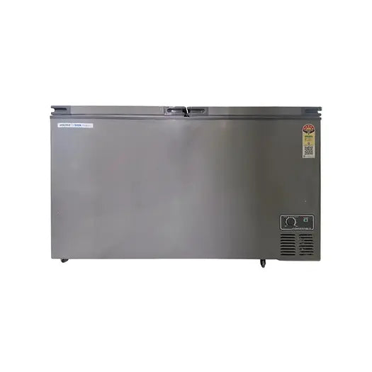 Voltas 460L 5-Star Double Door Convertible Deep Freezer, Hard Top, Grey-CVF460DA5-W-PL