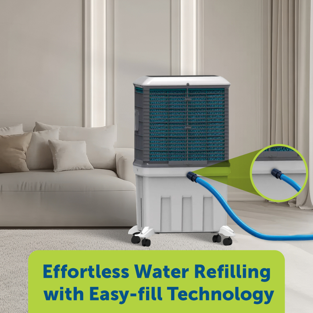 SYMPHONY ARCTIC CIRCLE 100 Air Cooler with i-Pure+ Technology | Powerful Fan | Cellulose Cooling Media