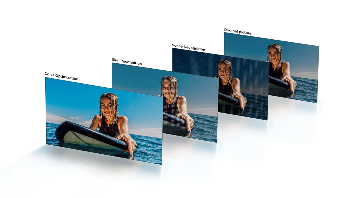 TCL 65"(165.1 cm) 4K UHD QLED Smart Google TV|Quad Core Processor|HDR 10+ & Dolby Atmos | 2GB RAM & 16GB ROM | Wi-Fi 4 & Bluetooth | Game Master | Multiple Eye Care | Screen Mirroring|Prime Video, Netflix & more-65P7K