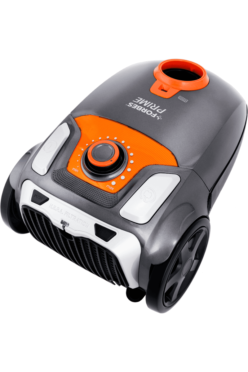 Eureka Forbes Prime Canister Vacuum Cleaner (1350W) | 23 kPa Powerful Suction | Blower Function | 2.5L Large Dust Capacity | LED Indicator | Auto Cord Winder | 5 Meter Power Cord | 5 Versatile Accessories | Orange & Black-EUR1211558