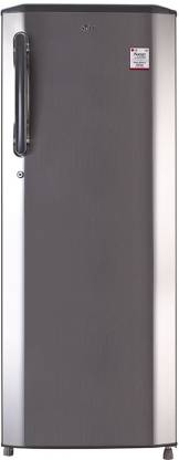LG 261 L Direct Cool Single Door 3 Star Refrigerator - GL-B281BPZX (Shiny Steel)