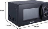 Haier 20 L Solo Microwave Oven - HIL2001MWPH (Black)