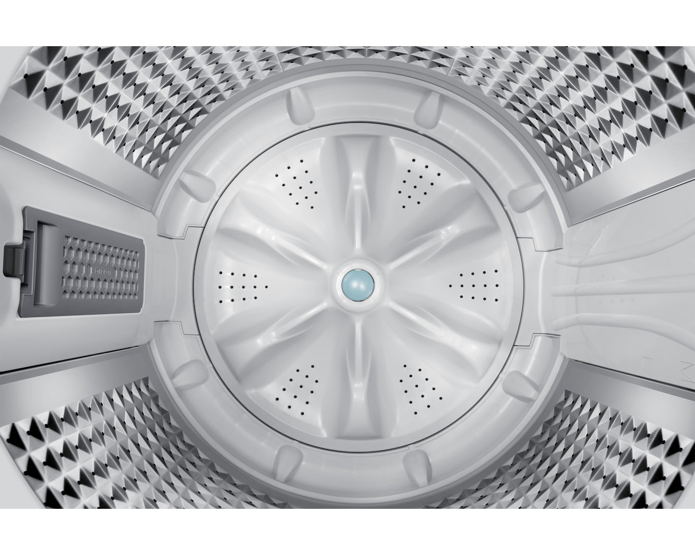 Samsung 8.0 kg 5 Star Top Load Washing Machine | Eco Bubble | Digital Inverter Motor (DIT) | PP Dual Storm Pulsator | 2nd Diamond Drum | Soft Close Tempered Glass Lid | Red LED Display | 700 rpm- (WA40F08D1C, Deep Charcoal)