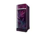 Samsung 215L 5-Star Direct Cool Single Door Refrigerator – Digital Inverter Compressor, Base Stand Drawer, Toughened Glass Shelves, Fresh Room, LED Light, Big Guards, Lock & Key-(RR23H2H359R/HL, Paradise Bloom Purple)