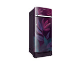 Samsung 215L 5-Star Direct Cool Single Door Refrigerator – Digital Inverter Compressor, Base Stand Drawer, Toughened Glass Shelves, Fresh Room, LED Light, Big Guards, Lock & Key-(RR23H2H359R/HL, Paradise Bloom Purple)