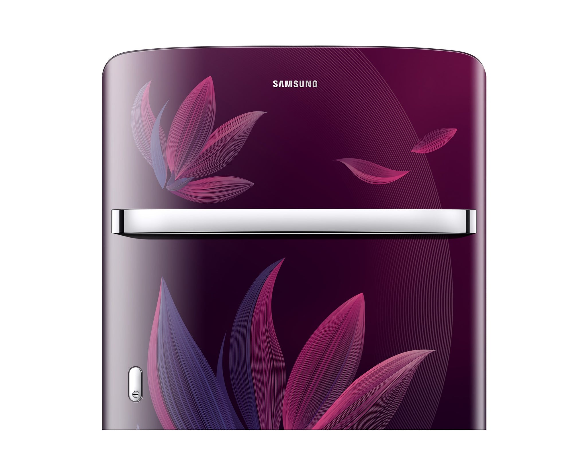 Samsung 215L 5-Star Direct Cool Single Door Refrigerator – Digital Inverter Compressor, Base Stand Drawer, Toughened Glass Shelves, Fresh Room, LED Light, Big Guards, Lock & Key-(RR23H2H359R/HL, Paradise Bloom Purple)