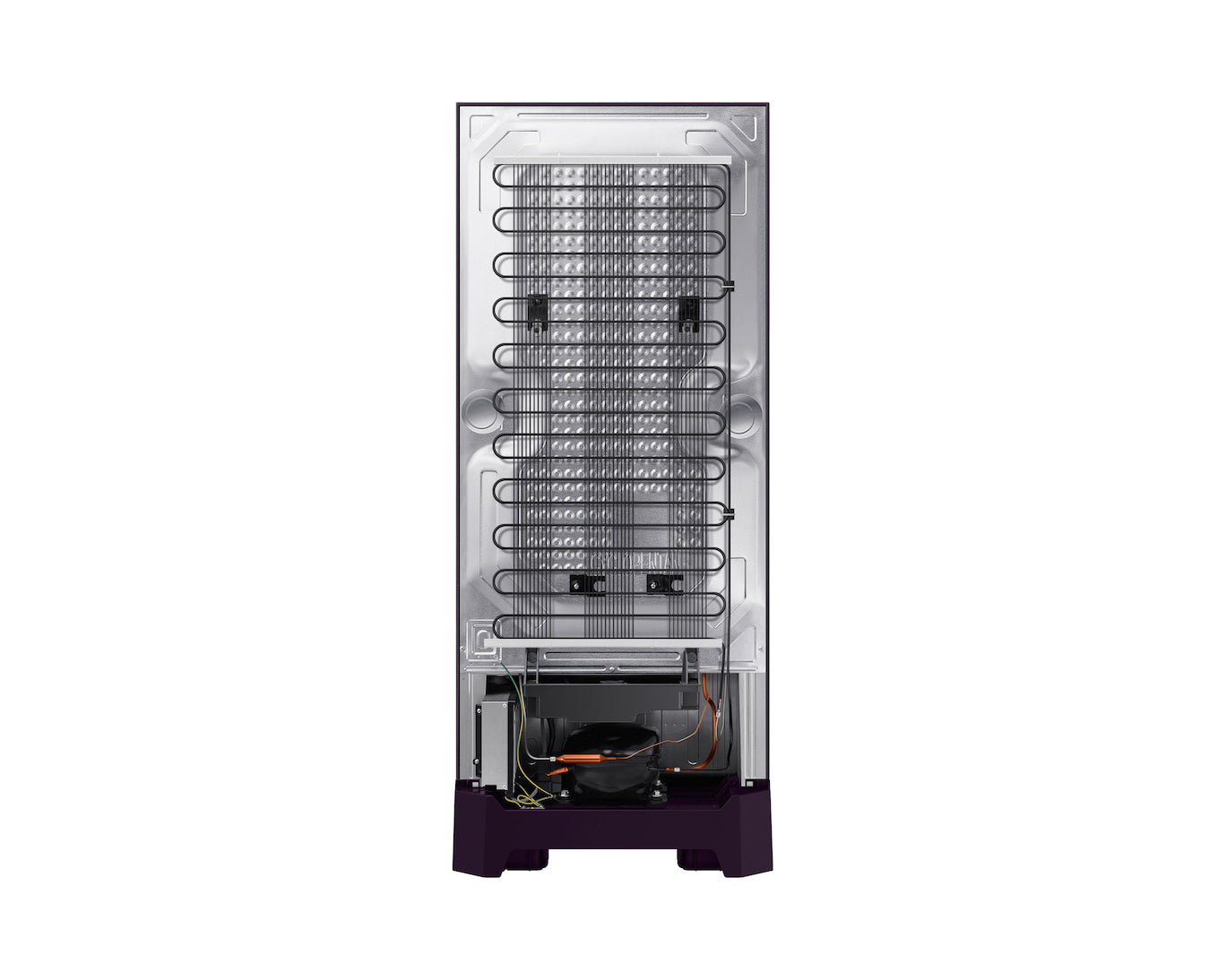 Samsung 215L 5-Star Direct Cool Single Door Refrigerator – Digital Inverter Compressor, Base Stand Drawer, Toughened Glass Shelves, Fresh Room, LED Light, Big Guards, Lock & Key-(RR23H2H359R/HL, Paradise Bloom Purple)