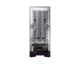 Samsung 215L 5-Star Direct Cool Single Door Refrigerator – Digital Inverter Compressor, Base Stand Drawer, Toughened Glass Shelves, Fresh Room, LED Light, Big Guards, Lock & Key-(RR23H2H359R/HL, Paradise Bloom Purple)