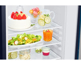 Samsung 215L 5-Star Direct Cool Single Door Refrigerator – Digital Inverter Compressor, Base Stand Drawer, Toughened Glass Shelves, Fresh Room, LED Light, Big Guards, Lock & Key-(RR23H2H359U/HL, Paradise Bloom Blue)