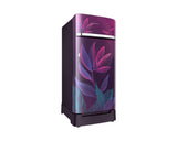 Samsung 189 L 5 Star Direct Cool Single Door Refrigerator with Horizontal Curve Design | Digital Inverter Compressor | Digi-Touch Cool Panel | Toughened Glass Shelves. (Model: RR21H2H259R/HL)