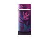 Samsung 189 L 5 Star Direct Cool Single Door Refrigerator with Horizontal Curve Design | Digital Inverter Compressor | Digi-Touch Cool Panel | Toughened Glass Shelves. (Model: RR21H2H259R/HL)