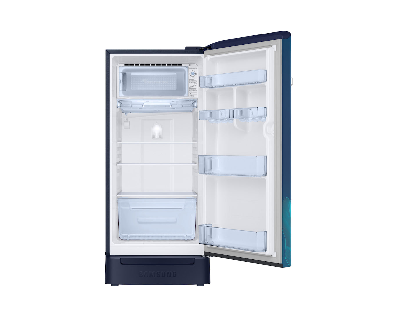Samsung 189 L 5 Star Direct Cool Single Door Refrigerator with Horizontal Curve Design | Digital Inverter Compressor | Digi-Touch Cool Control Panel. RR21H2H259U/HL