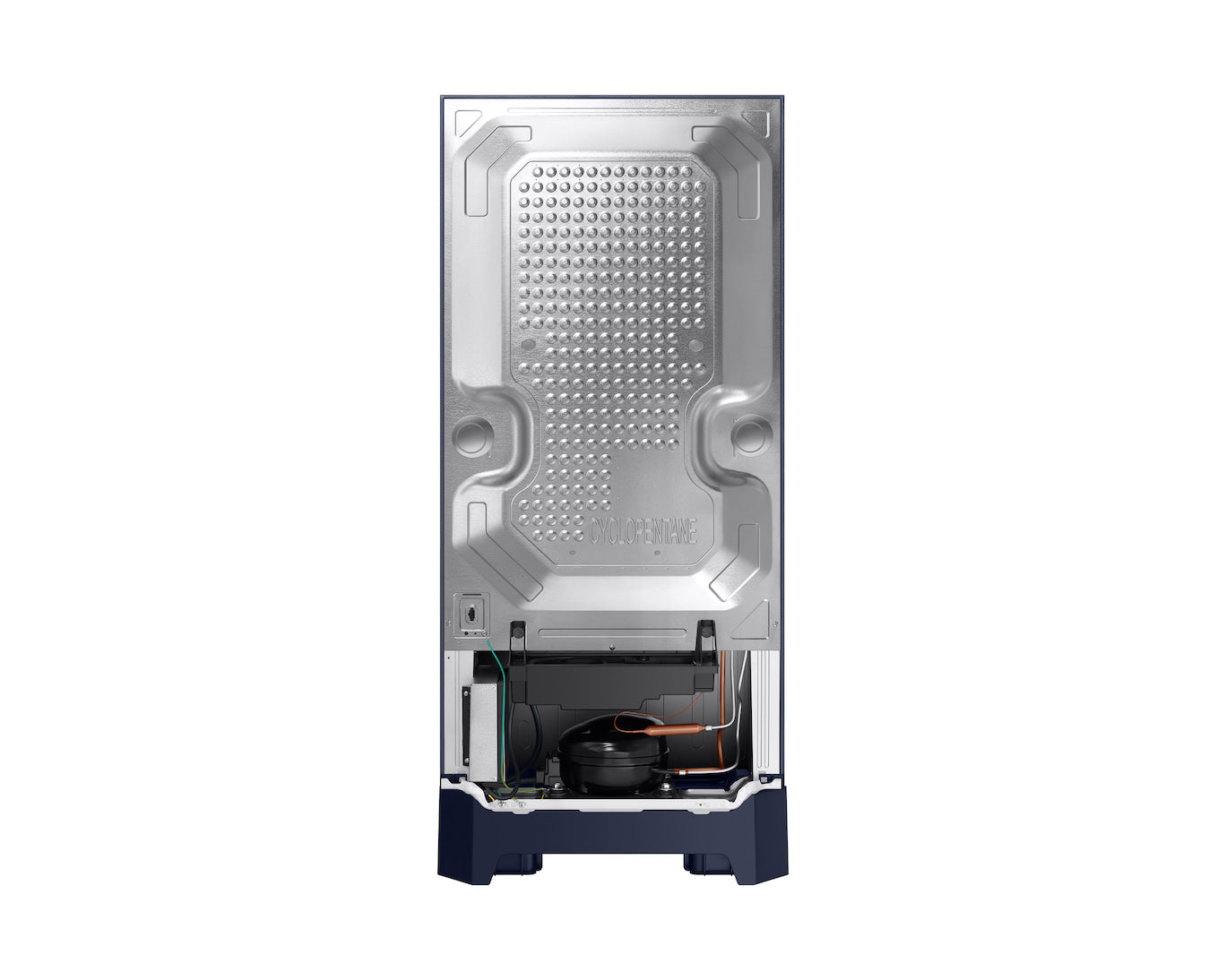 Samsung 189L 5-Star Direct Cool Single Door Refrigerator | Digital Inverter Compressor | Base Stand Drawer | Toughened Glass Shelves | New H-Bar Handle | LED Lighting | Stabilizer Free Operation | Lock & Key-(RR21H2H25BB/HL, Begonia Blue)