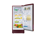 Samsung 189L 5-Star Direct Cool Single Door Refrigerator | Digital Inverter Compressor | Base Stand Drawer | Toughened Glass Shelves | New H-Bar Handle | LED Interior Lighting | Stabilizer Free Operation-(RR21H2H25HT/HL, Hydrangea Plum)