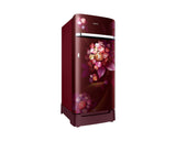 Samsung 189L 5-Star Direct Cool Single Door Refrigerator | Digital Inverter Compressor | Base Stand Drawer | Toughened Glass Shelves | New H-Bar Handle | LED Interior Lighting | Stabilizer Free Operation-(RR21H2H25HT/HL, Hydrangea Plum)