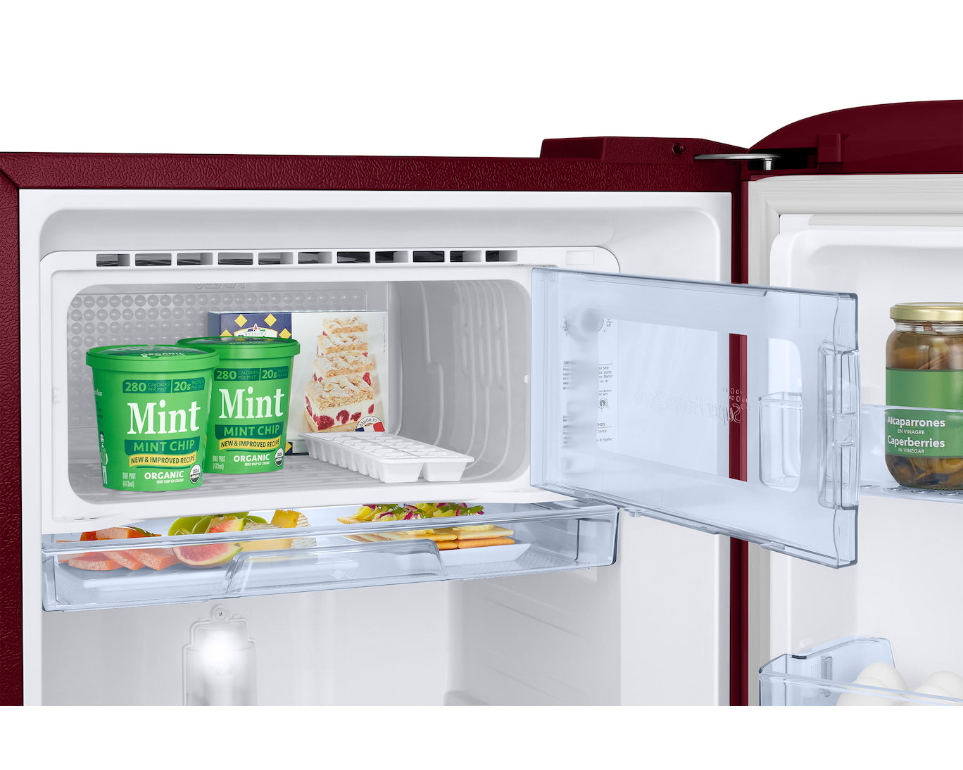 Samsung 189L 5-Star Direct Cool Single Door Refrigerator | Digital Inverter Compressor | Base Stand Drawer | Toughened Glass Shelves | New H-Bar Handle | LED Interior Lighting | Stabilizer Free Operation-(RR21H2H25HT/HL, Hydrangea Plum)