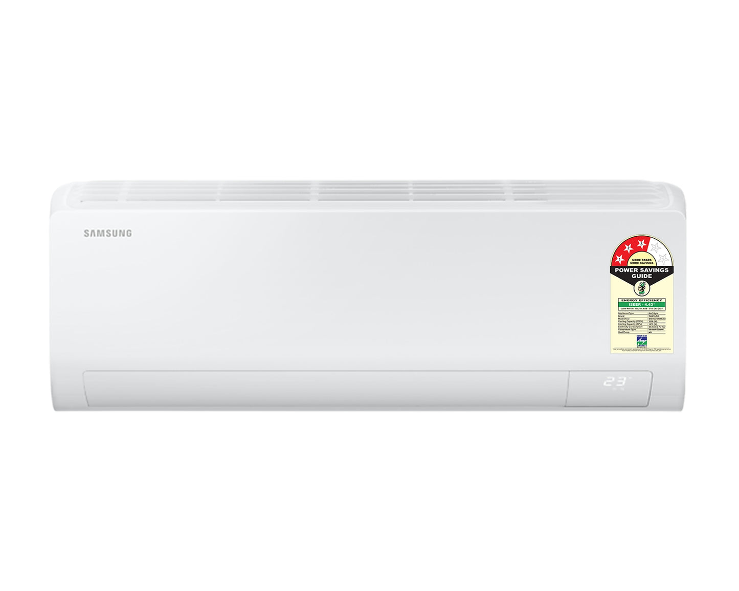 Samsung 1 Ton 3 Star Wi-Fi Enabled Smart Inverter Split AC - Copper Anti-Bacterial Filter, AI Auto Cooling, SmartThings App Control, R32 Refrigerant, Auto Clean, 5-Step Mode, 11431 Btu/hr Cooling-(AR50H12D1XHNNA, White)