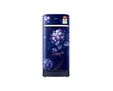 Samsung 189L 5-Star Direct Cool Single Door Refrigerator | Digital Inverter Compressor | Base Stand Drawer | Toughened Glass Shelves | New H-Bar Handle | LED Interior Lighting | Stabilizer Free Operation-(RR21H2H25HS/HL, Hydrangea Blue)