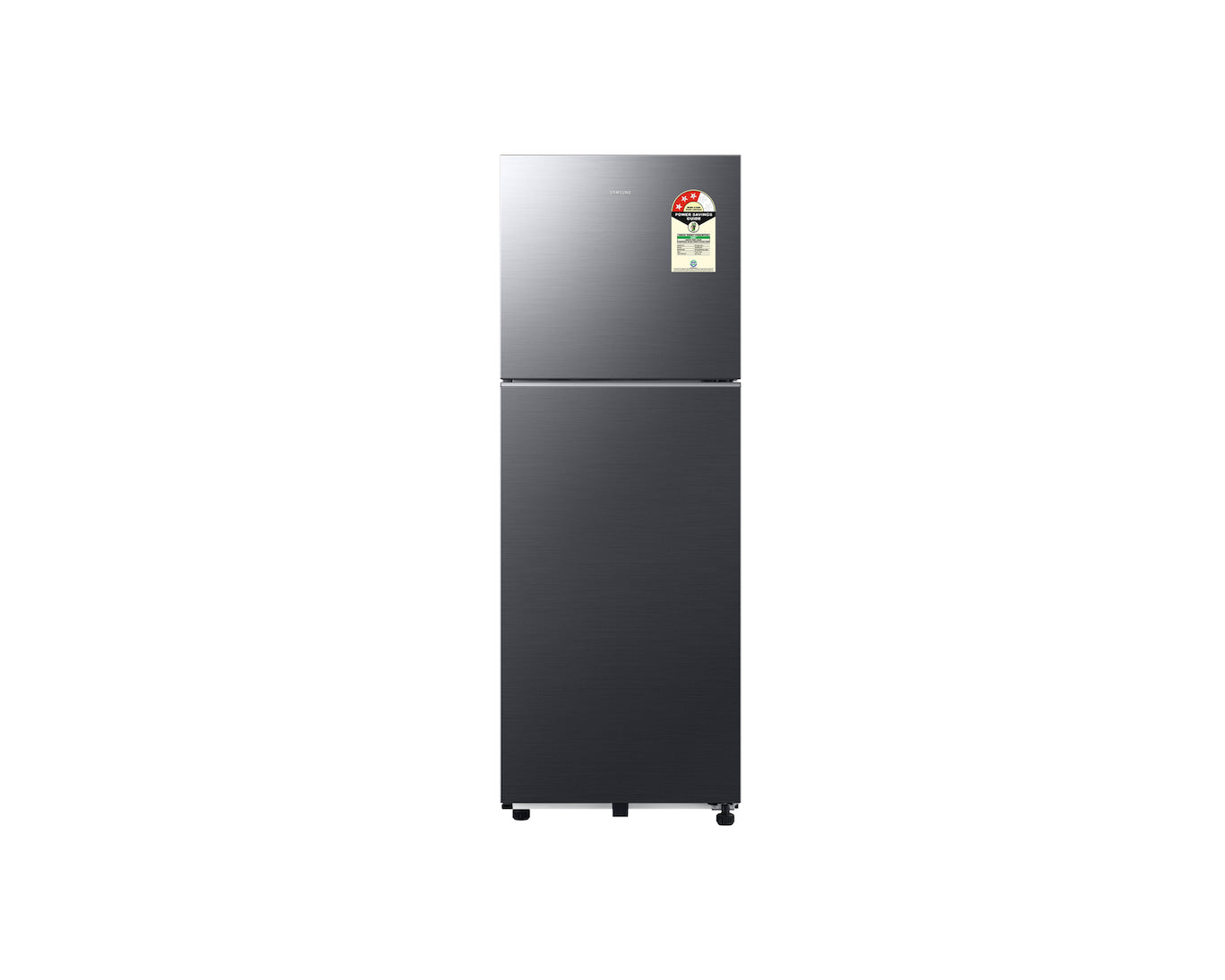Samsung 236L 3-Star Double Door Refrigerator with Digital Inverter Compressor, All Around Cooling & Twist Ice Maker - Luxe Black (RT40H28W3KHL)