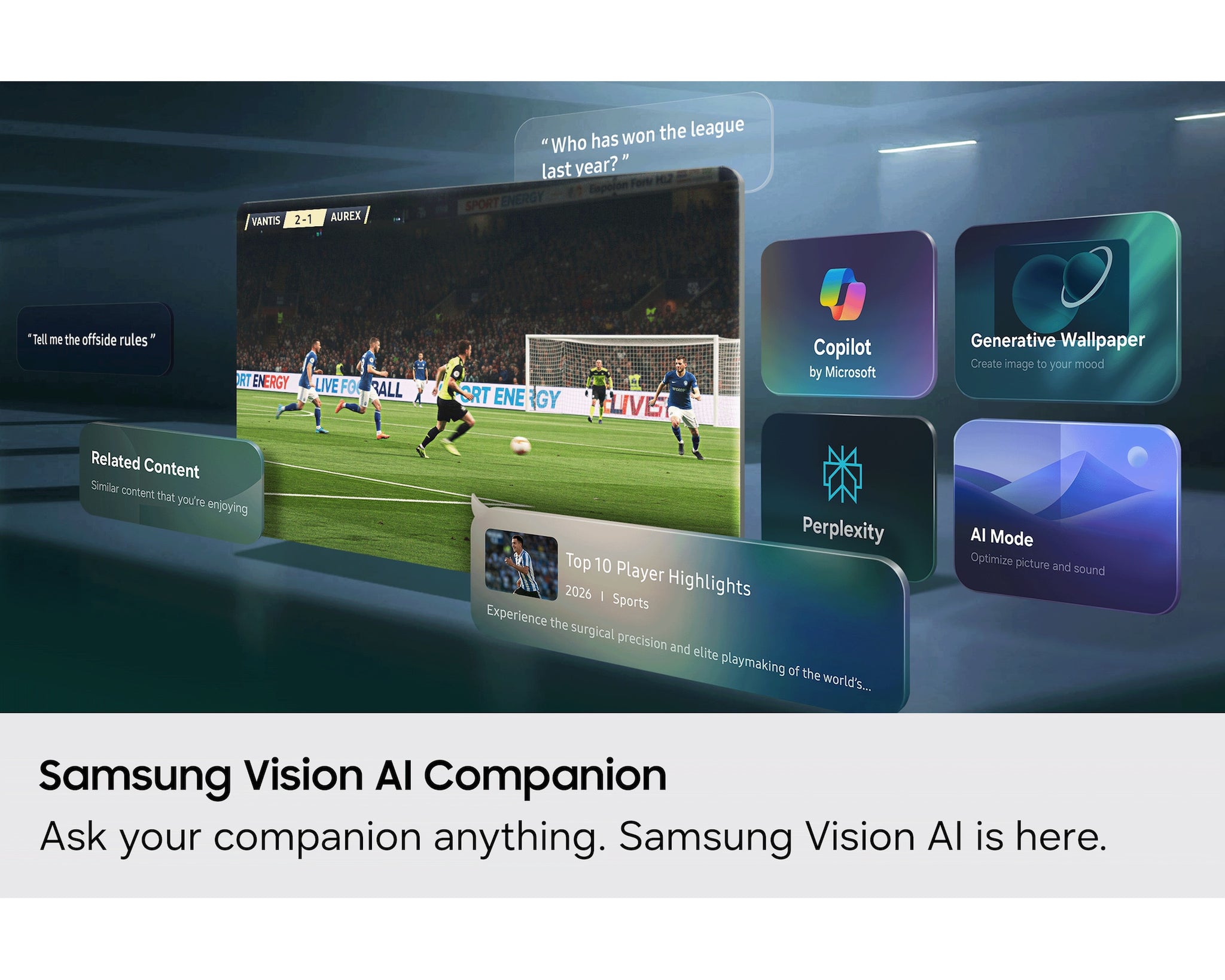 Samsung 138 cm (55") Samsung 4K Mini LED Motion Xcelerator | Color Booster | Filmmaker Mode | OTS Lite & Q-Symphony | Bixby, Alexa & Google Assistant | Apple AirPlay | Auto Game Mode (ALLM), VRR & HGiG-UA55M70HAULXL