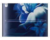 Samsung 183L 3-Star Direct Cool Single Door Refrigerator | Digital Inverter Compressor | Base Stand Drawer | Toughened Glass Shelves | LED Light | Large Vegetable Box | Elegant Bar Handle Design-(RR20H2823UZ/NL, Midnight Blossom Blue)