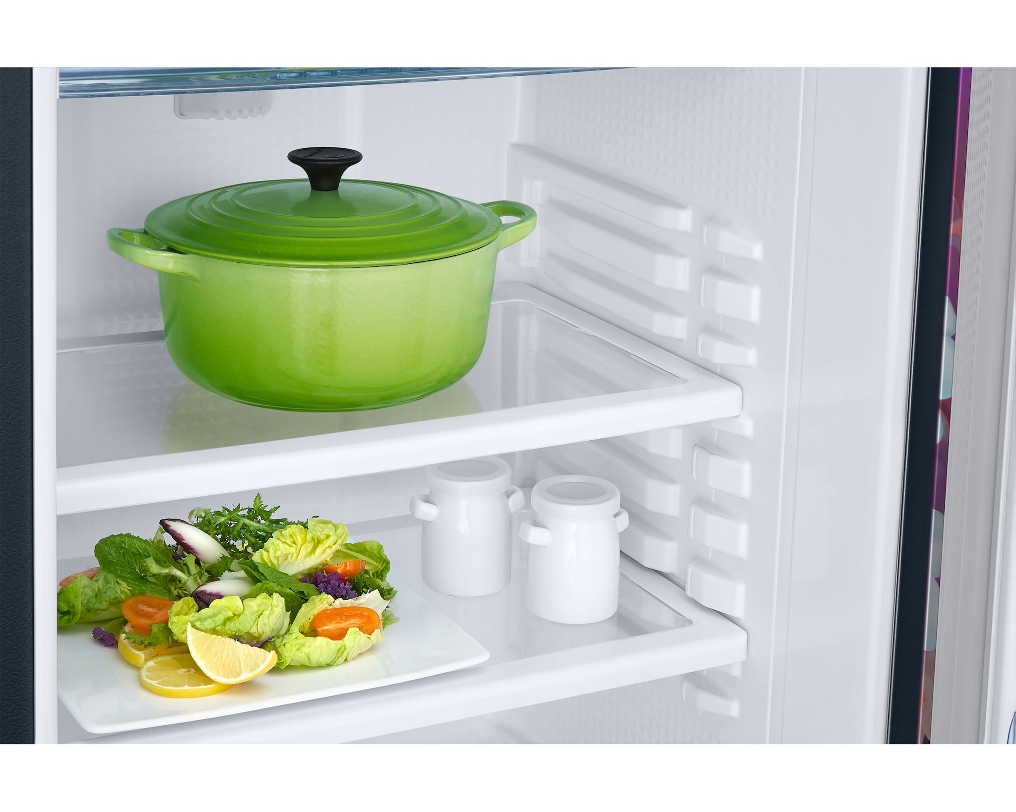 Samsung 183L 3-Star Direct Cool Single Door Refrigerator,Digital Inverter Compressor | Toughened Glass Shelves | Base Stand Drawer with Extra Storage | Stabilizer Free Operation | Elegant Bar Handle Design-(RR20H1823WB/HL, Wild Lily Blue)