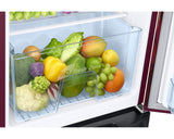 LG 224L 5-Star Direct Cool Single Door Refrigerator – Toughened Glass Shelves, Base Stand with Drawer, Stabilizer Free Operation, R-600A Refrigerant, Energy Efficient 118 kWh Annual Consumption-(GL-D2356ZARW, Red Water Lily)