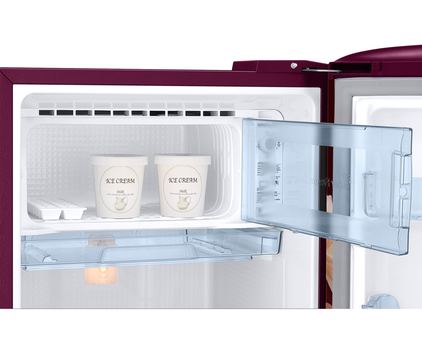 LG 224L 5-Star Direct Cool Single Door Refrigerator – Toughened Glass Shelves, Base Stand with Drawer, Stabilizer Free Operation, R-600A Refrigerant, Energy Efficient 118 kWh Annual Consumption-(GL-D2356ZARW, Red Water Lily)