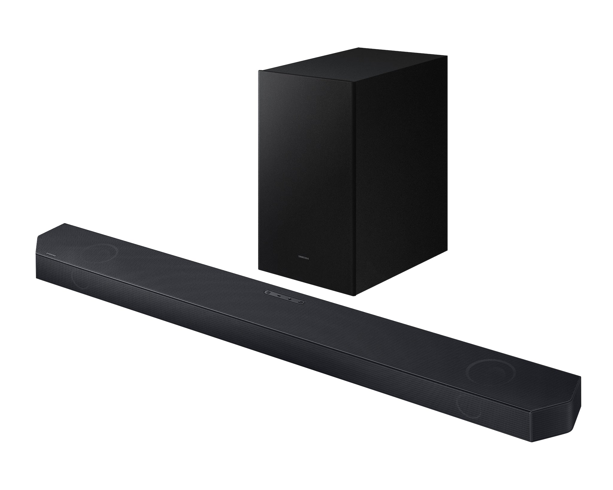 Samsung 3.1.2Ch Soundbar with Wireless Subwoofer | 9 Speakers, True Dolby Atmos, DTS:X, Q-Symphony, HDMI eARC, Bluetooth 5.3, Wi-Fi, AirPlay, Chromecast & SmartThings App Control (Titan Black)-HW-Q600H/XL