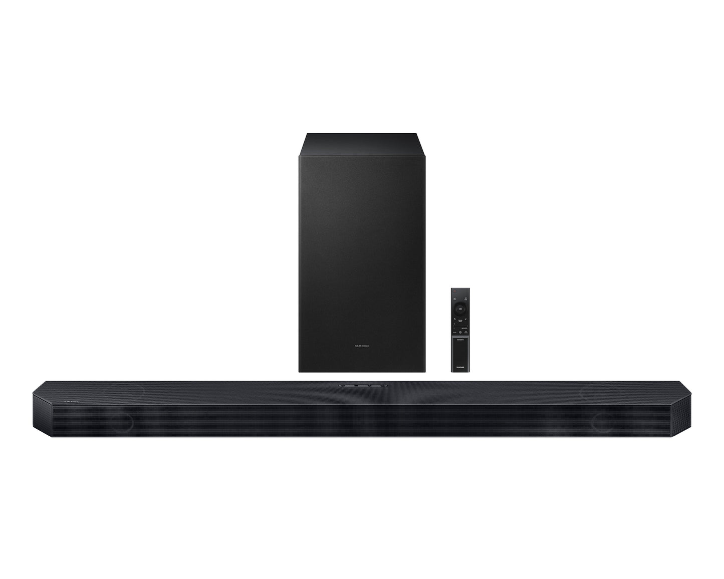 Samsung 3.1.2Ch Soundbar with Wireless Subwoofer | 9 Speakers, True Dolby Atmos, DTS:X, Q-Symphony, HDMI eARC, Bluetooth 5.3, Wi-Fi, AirPlay, Chromecast & SmartThings App Control (Titan Black)-HW-Q600H/XL