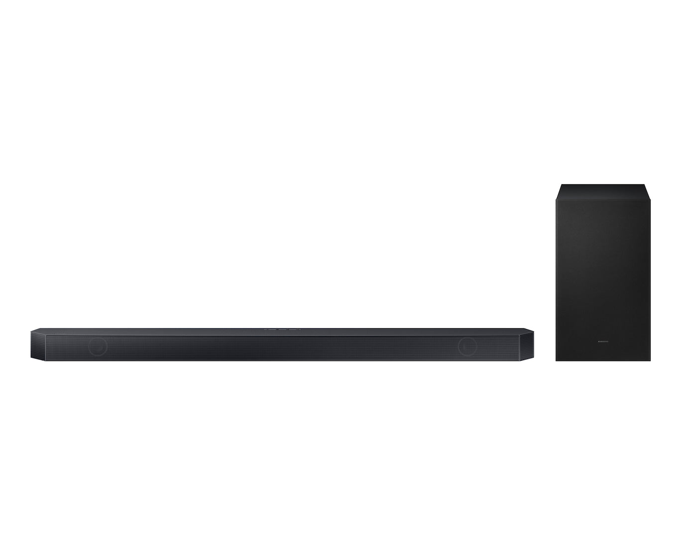Samsung 3.1.2Ch Soundbar with Wireless Subwoofer | 9 Speakers, True Dolby Atmos, DTS:X, Q-Symphony, HDMI eARC, Bluetooth 5.3, Wi-Fi, AirPlay, Chromecast & SmartThings App Control (Titan Black)-HW-Q600H/XL