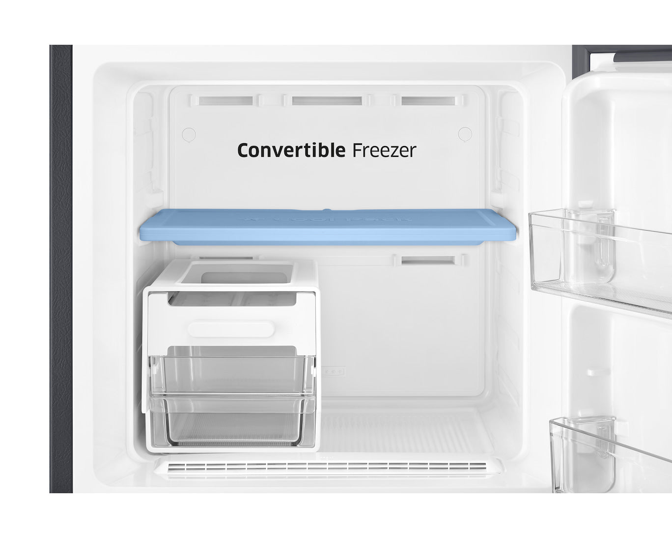 Samsung 236L 2-Star Double Door Refrigerator with 2-in-1 Smart Conversion, Digital Inverter Compressor, Power Cool & All Around Cooling - Black DOI (RT40H28U2FHL)