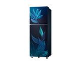 Samsung 236L 2-Star Double Door Refrigerator with 2-in-1 Smart Conversion, Digital Inverter Compressor & All Around Cooling - Paradise Bloom Blue (RT40H28U2PBHL)