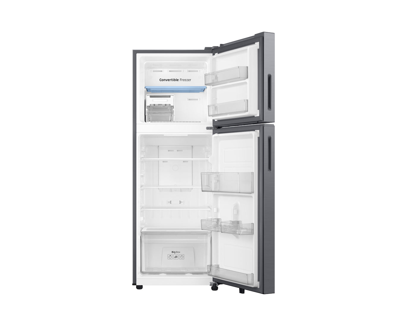 Samsung 236L 2-Star Digital Inverter Frost-Free Double Door Refrigerator with All-Around Cooling and Smart Conversion 2-in-1-(Elegant Inox, RT40H28U2PHL)