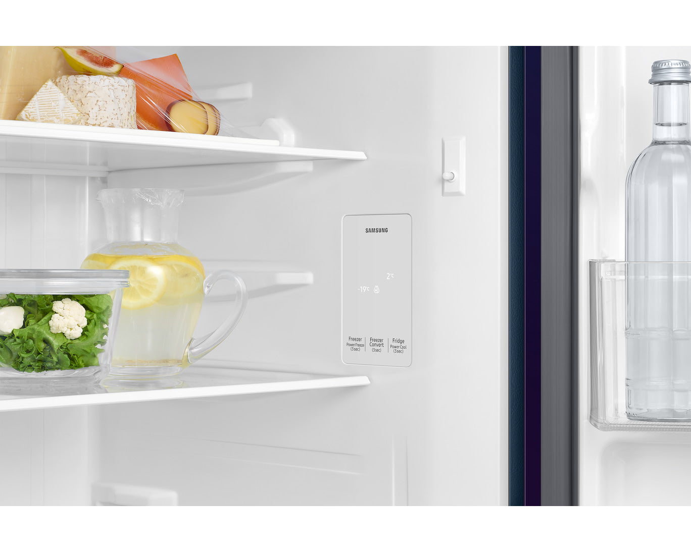 Samsung 236L 2-Star Double Door Refrigerator with 2-in-1 Smart Conversion, Digital Inverter Compressor & All Around Cooling - Paradise Bloom Purple (RT40H28U2PRHL)