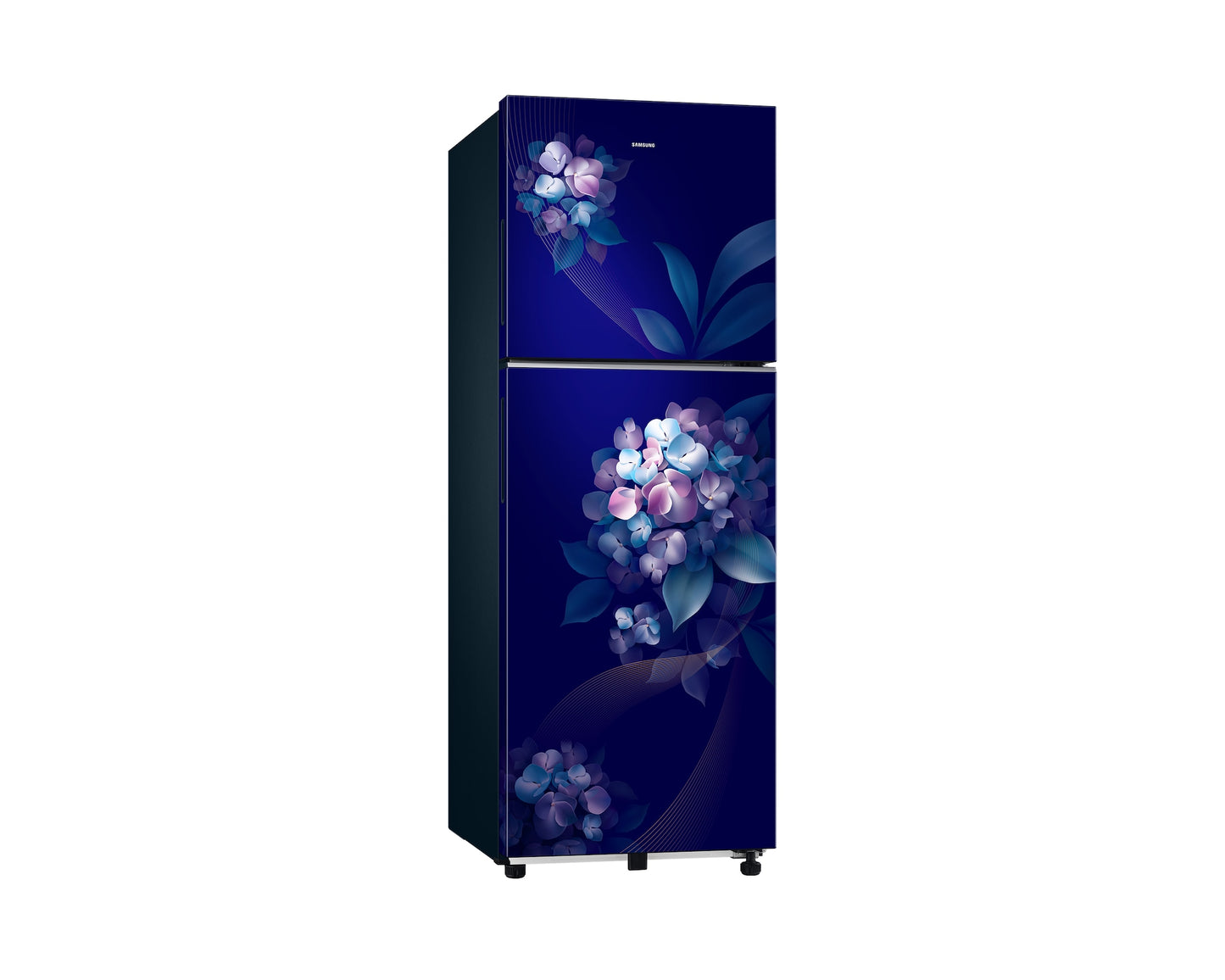 Samsung 236L 2-Star Digital Inverter Frost-Free Double Door Refrigerator with All-Around Cooling and Glass Shelves-(Hydrangea Blue, RT40H28W2HSHL)